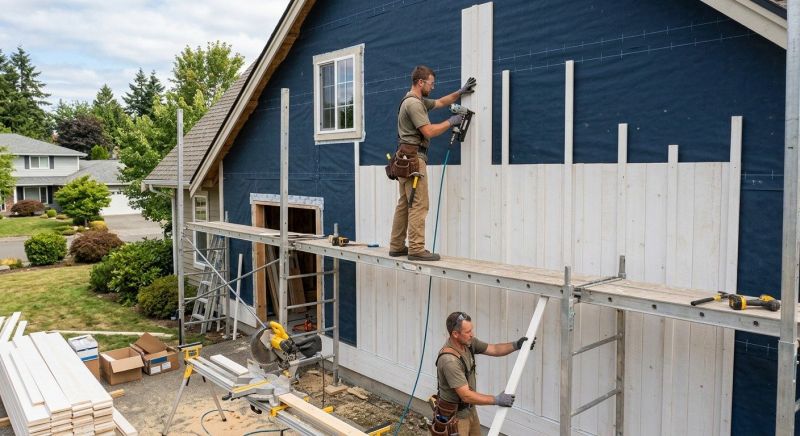 Batten Siding Installation in Mcdonough, GA
