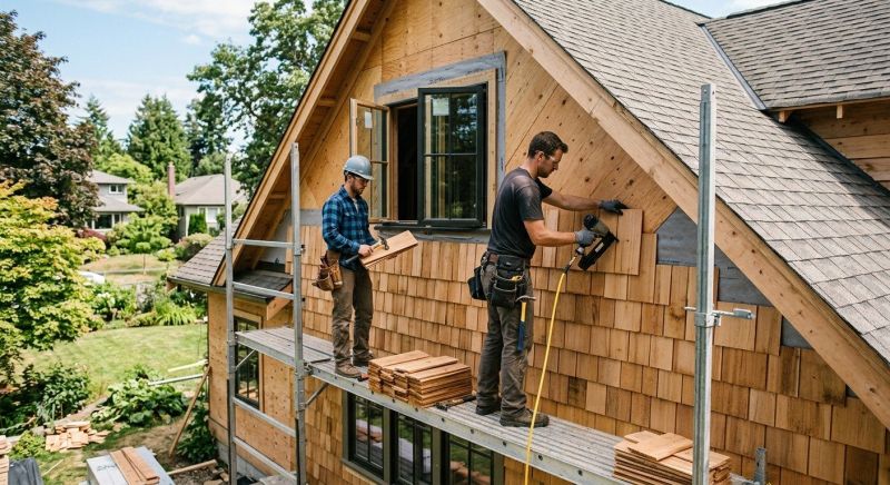Cedar Siding Installation in Fayetteville, GA