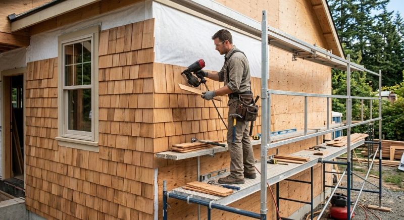 Cedar Siding Installation in Union City, GA