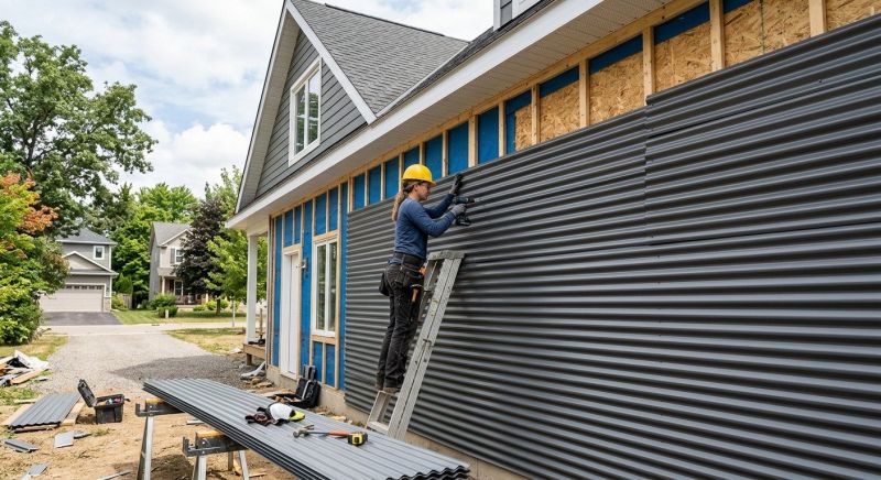 Corrugated Siding Installation in Fayette County, GA