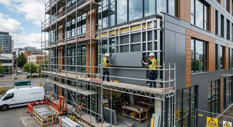 Facade Cladding Installation in Fayette County, GA