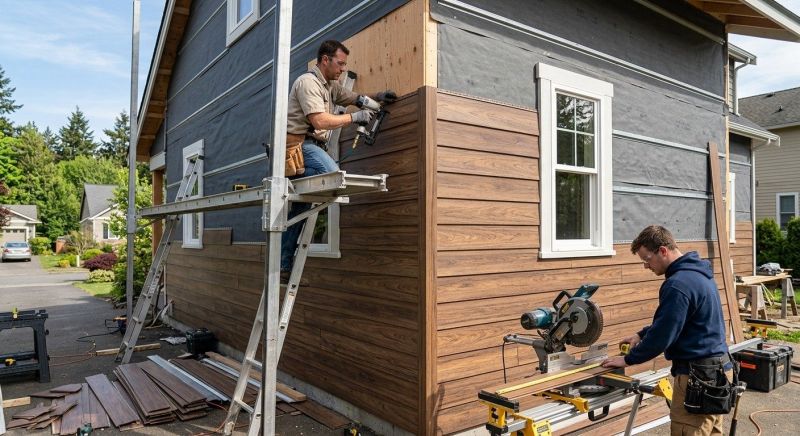 Faux Wood Siding Installation in Clayton County, GA