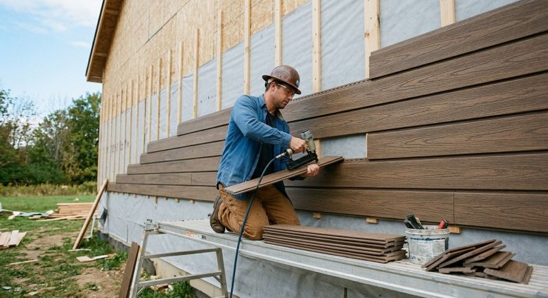 Faux Wood Siding Installation in Jonesboro, GA
