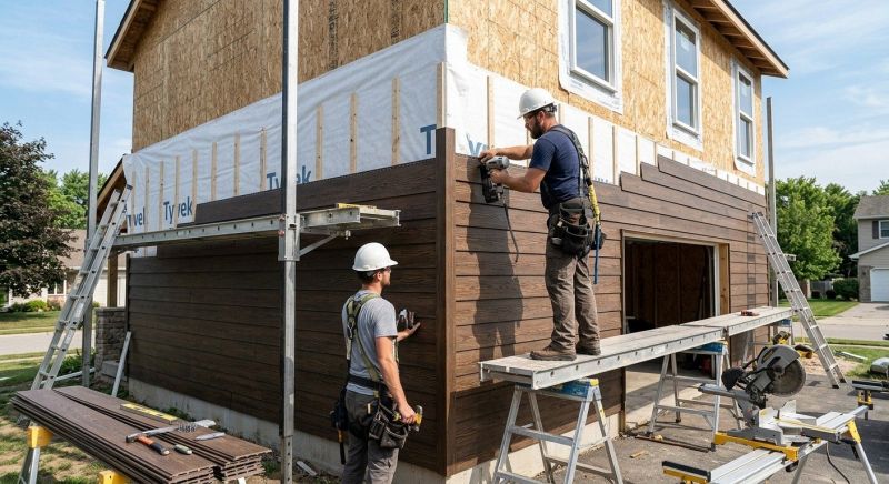 Faux Wood Siding Installation in Fayette County, GA