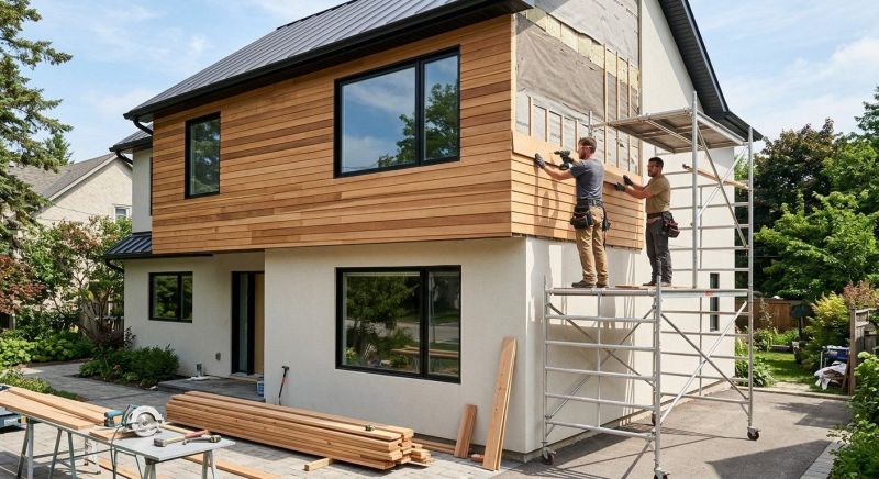 Faux Wood Siding Installation in Peachtree City, GA