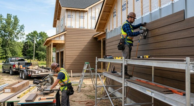 Faux Wood Siding Installation in Stockbridge, GA