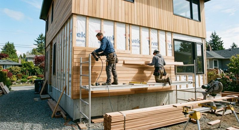Hardwood Cladding Installation in Fayette County, GA
