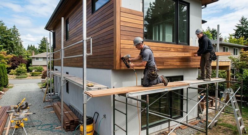 Hardwood Siding Installation in Brooks, GA