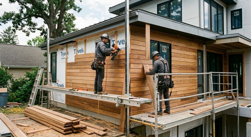 Hardwood Siding Installation in Fulton County, GA