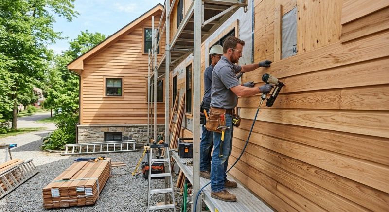 Hardwood Siding Installation in Senoia, GA