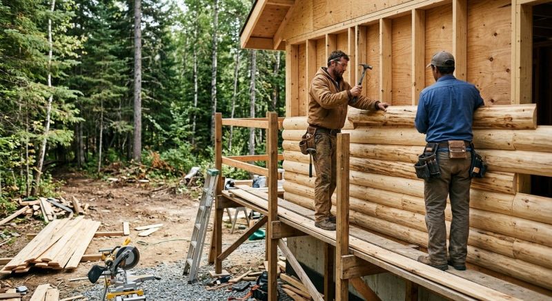 Log Siding Installation in Coweta County, GA