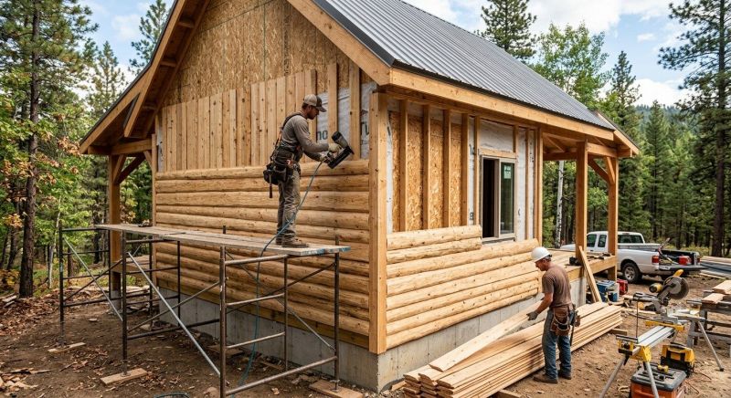 Log Siding Installation in Forest Park, GA
