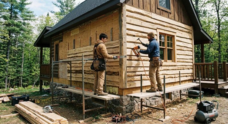 Log Siding Installation in Fayette County, GA