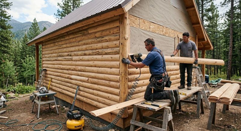 Log Siding Installation in Mcdonough, GA