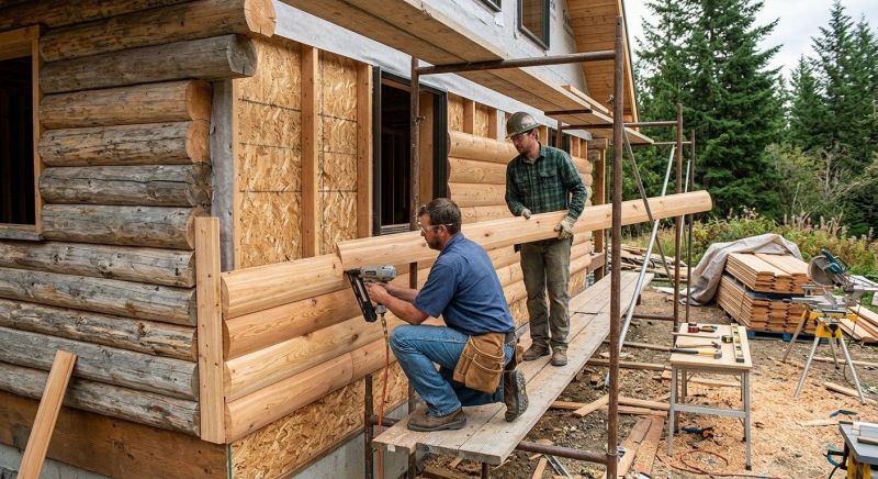 Log Siding Installation in Stockbridge, GA