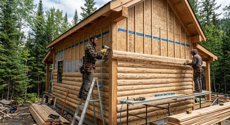 Log Siding Replacement in Fayette County, GA