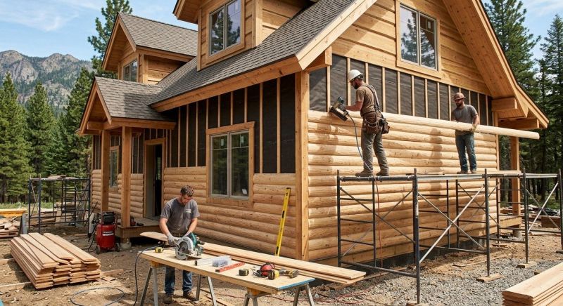 Log Siding Replacement in Fayette County, GA