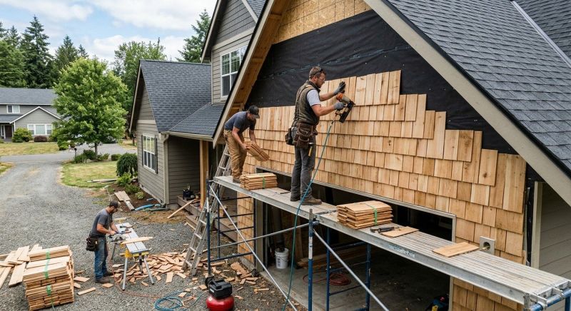 Shake Siding Installation in Gay, GA