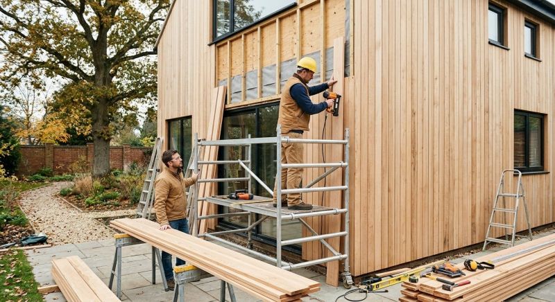 Wood Cladding Installation in Fulton County, GA