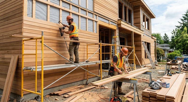 Wood Cladding Installation in Stockbridge, GA