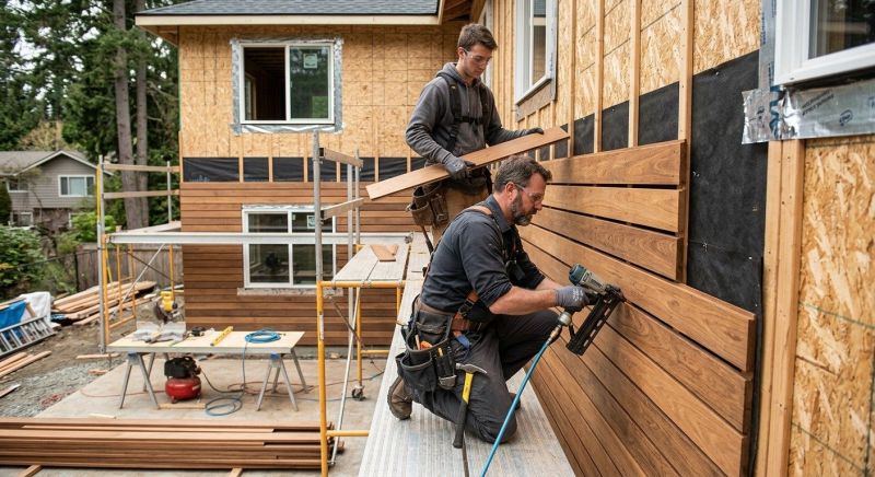 Wood Plank Siding Installation in Fayette County, GA