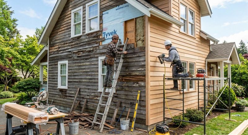 Wood Siding Replacement in Brooks, GA